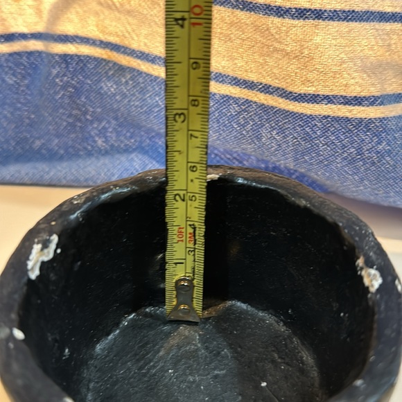 Vintage Black Cat Paper Mache Candy Box. Folk Art. 7 1/2” tall & 4” round. - Picture 14 of 14